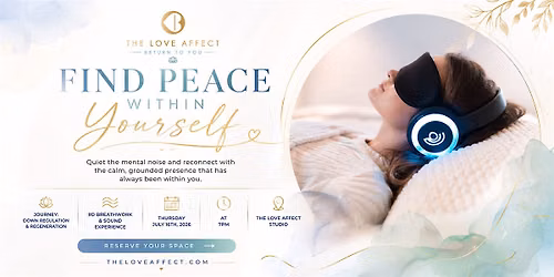 Find Peace Within Yourself - 9D Breathwork & Sound Experience