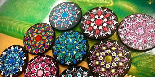  Mandala coaster Painting Class