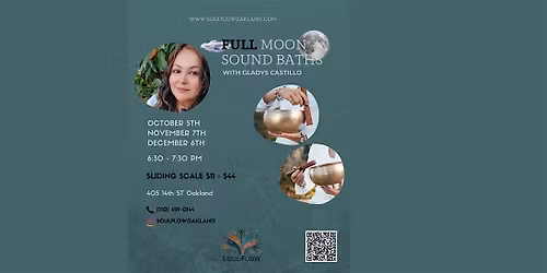 Full Moon Sound Bath with Gladys Castillo