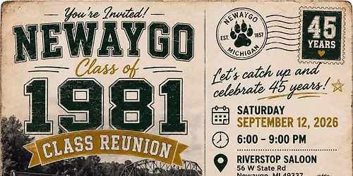 Newaygo Class of 1981 Reunion