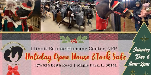 ILEHC Holiday Open House & Tack Sale