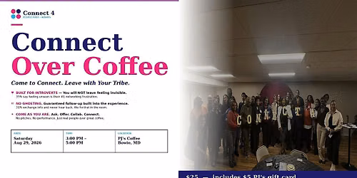 Connect Over Coffee: Real Connections. No Ghosting. Great Coffee.