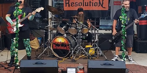 RESOLUTION ST. PATTY'S STREET PARTY AT THE HIDEAWAY TIME TBA