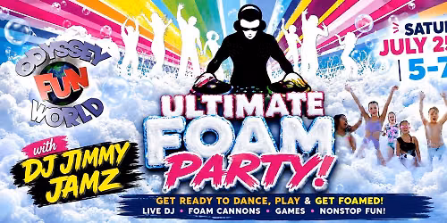 Ultimate Foam Party at Odyssey Fun World