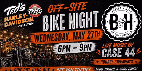Bike Night at Bakers & Hale