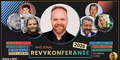 Nasjonal Revykonferanse 2026 - Revy i en herjet verden