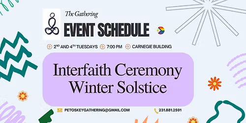 Interfaith Ceremony - Winter Solstice