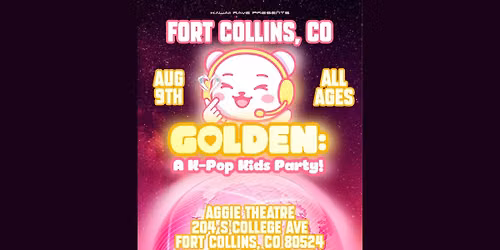GOLDEN: A K-Pop Kids Party | Aggie Theatre