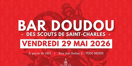 BAR DOUDOU 2026 - Scouts Saint-Charles Mons
