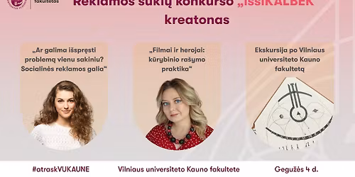 Reklamos \u0161\u016bki\u0173 konkurso \u201ei\u0161siKALB\u0116K\u201c kreatonas