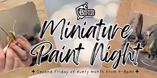 Miniature Paint Night