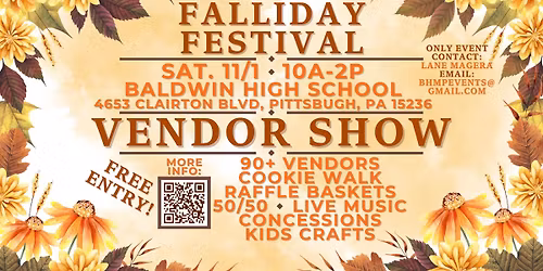 Falliday Festival Vendor Show