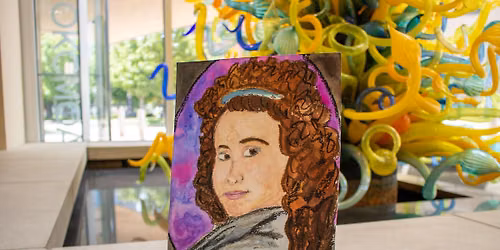 Drop-In Art: Watercolor Resist Portraits