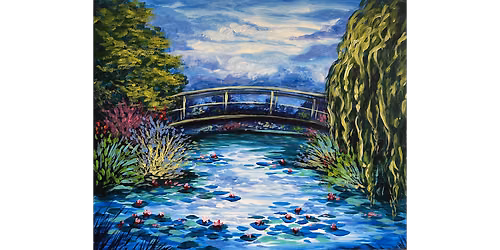 Monet\u2019s Water Garden - Paint and Sip in Phoenix | Classpop!\u2122