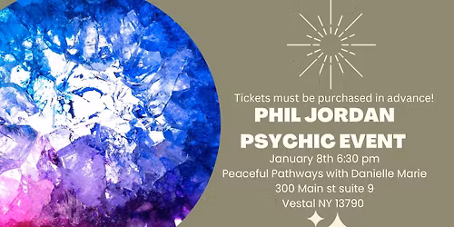 Evening with psychic Phil Jordan
