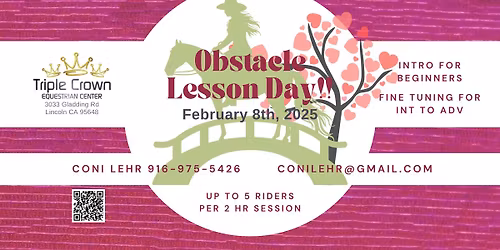 Obstacle Lesson Day!