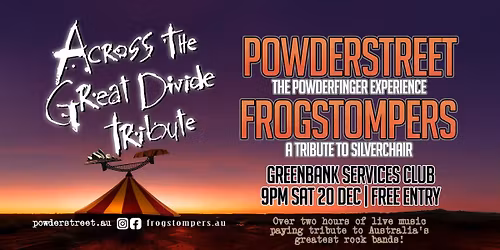 The Pepsi Max Lounge presents The Powderstreet Tribute Show!