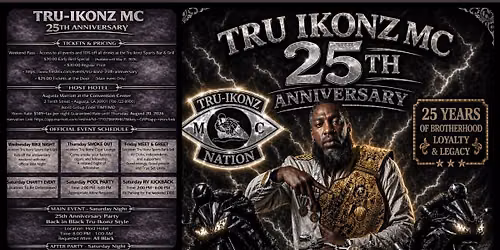 Tru Ikonz MC 25th anniversary celebration