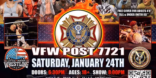 VFW Post 7721 Welcomes Tiny Wrestlers come one come all