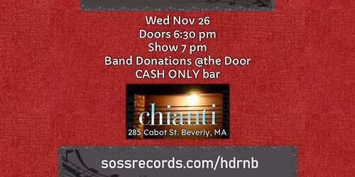 HDRnB Live at Chianti Music Release Party