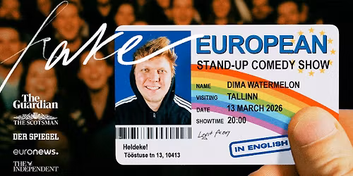 Dima Watermelon: Fake European | Stand-Up Comedy in Tallinn