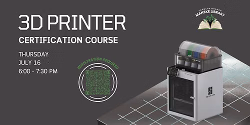 3D Printer Certification Course