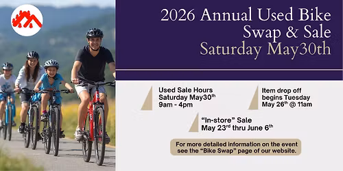 2026 Annual Used Bike Swap & Sale