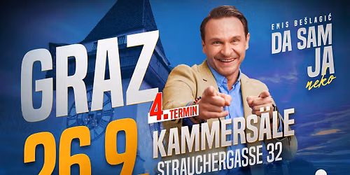 Enis Bešlagić “Da sam ja neko” – Graz – 4. termin