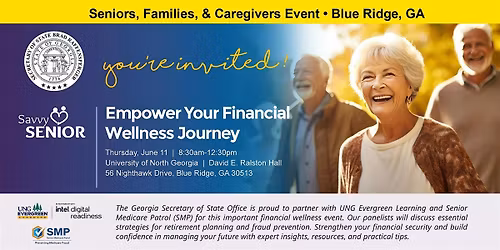 Savvy Senior: Empower Your Financial Wellness Journey  - BLUE RIDGE