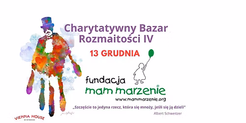Charytatywny Bazar Rozmaito\u015bci IV w hotelu Vienna House By Wyndham Andel's  