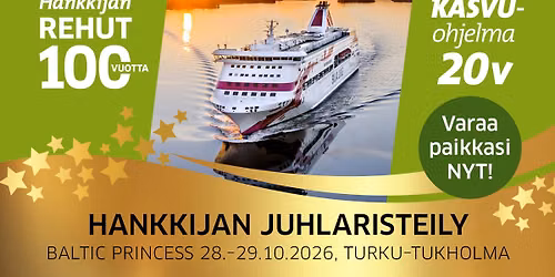 Hankkijan Juhlaristeily 28.-29.10.2026