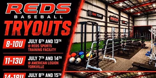 REDS 11u-13u Baseball Tryouts