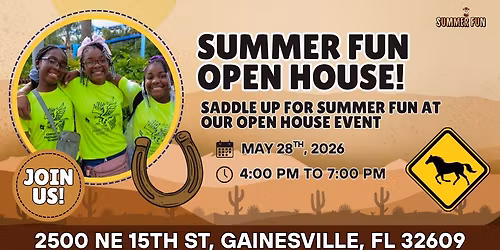 Gainesville Summer Fun Program Open House!\u2728 