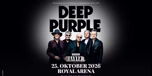 Deep Purple \/ Royal Arena 25. oktober 2026