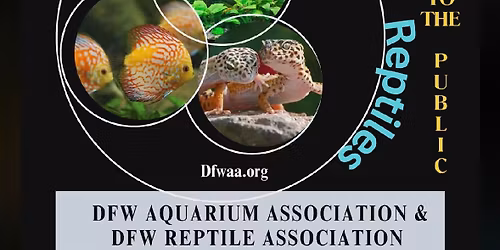 DFWAA Spring 2026 Aquatic, Reptile & Plant Expo