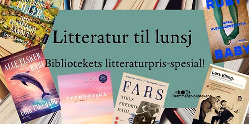 Litteratur til lunsj - Bibliotekets litteraturpris-spesial!