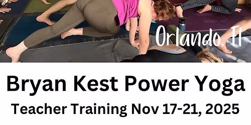 Bryan Kest 40 Hour Power Yoga Teacher Training