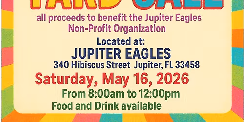 Jupiter Eagles Aerie Lodge Rummage Yard Sale