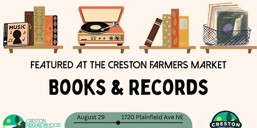 Books & Records at the Creston Farmers Market