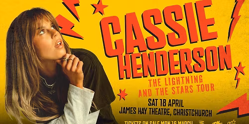 Cassie Henderson - The Lightning and the Stars Tour | Christchurch