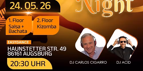 EASYDANCE HOT SALSA-BACHATA-KIZOMBA NIGHT AUF 2 AREAS
