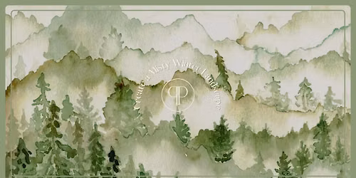 Watercolour Painting Workshop - Foggy Pine Forest