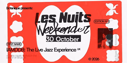 IAMDDB: The Live Jazz Experience & many more | Les Nuits Weekender 2026