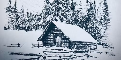 Winter Pine Scene (any medium) \u00a318 Lancaster north