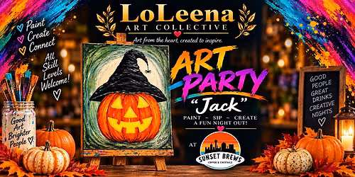 LoLeena Art Collective Art Party - Paint "Jack"