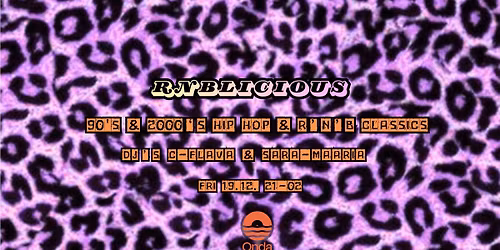 RNBLICIOUS @ ONDA MUSIC & ARTS CAFE 19.12.