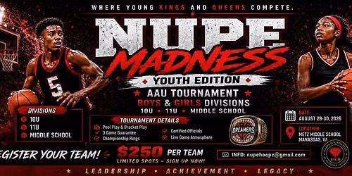 NUPE MADNESS HOOPS CHALLENGE: Youth Edition