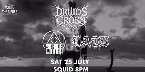 DRUIDS CROSS \/ HATE \/ SPACE WITCH