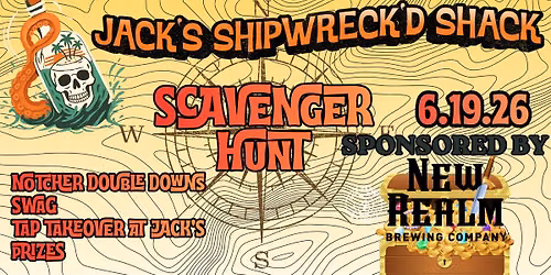 Jack's Shipwrecked Shack Scavenger Hunt at Jack Brown's