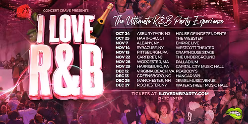 I Love R&B Party - Manchester, NH